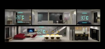 A conceptual to show smart homes in a modern mobile application. For example light controlling, appliance, security control, etc..